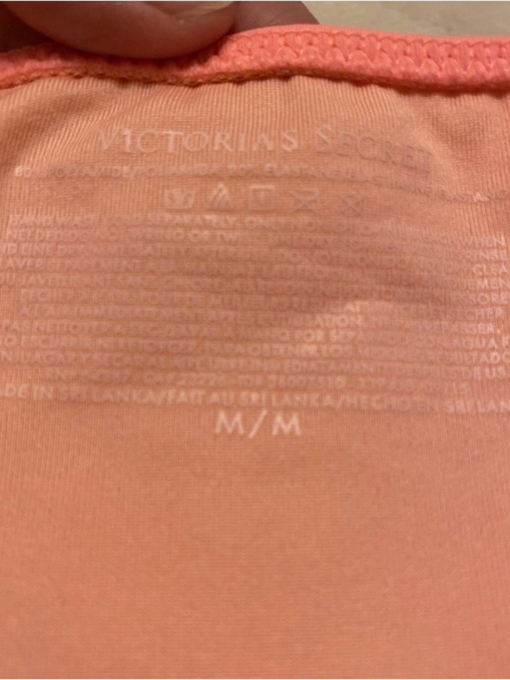 Victoria's Secret White & Peach Ruffle Halter Bikini Set - Picture 2 of 16